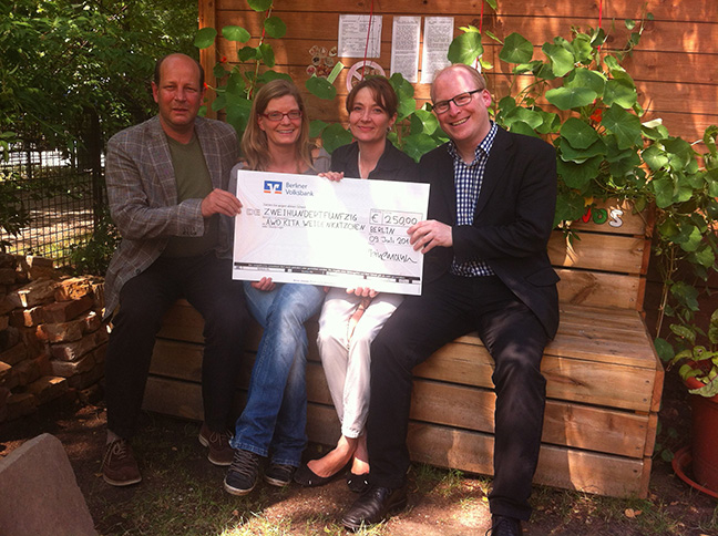 Engagement-Preis 2014: 1050 Euro an soziale Projekte in Friedrichshain